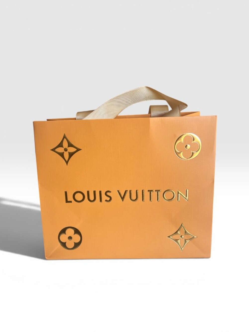 LOUIS VUITTON Gold Gift Bag with ribbon (LVXX002) - Picture 5 of 6